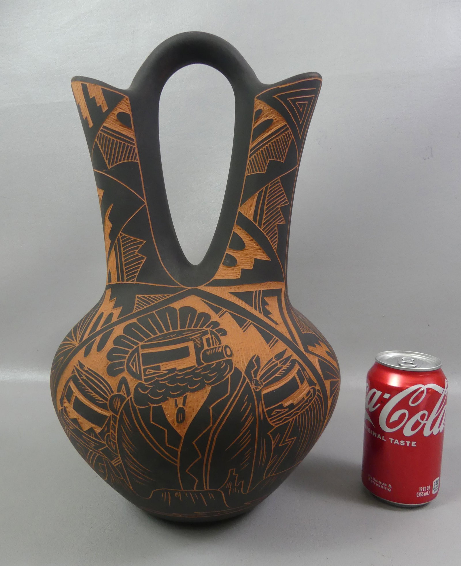 ACOMA DOUBLE MOUTH VASE BY A. CONCHO (1 of 3)