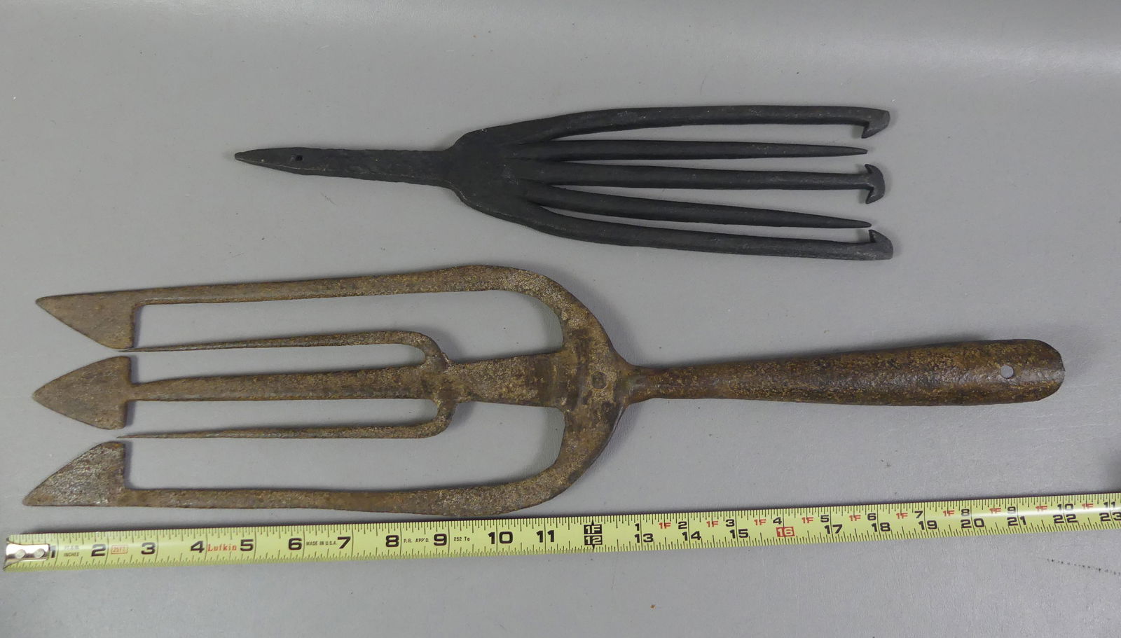 2 ENGLISH EEL SPEARS (1 of 3)