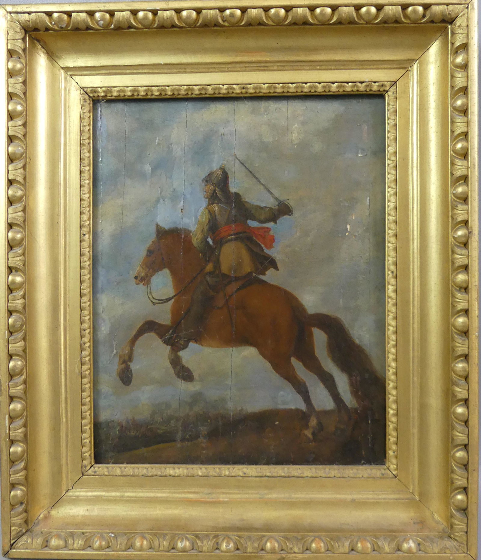 PAINTING OF COSSACK ON HORSE (1 of 4)