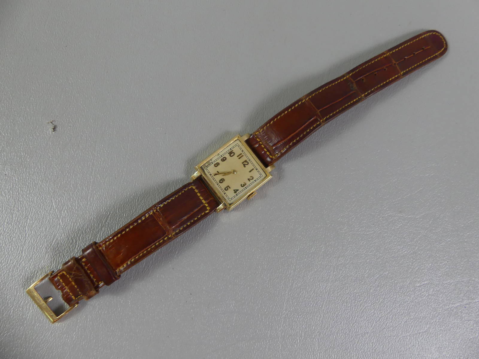 14k Gold Mens Watch Auction