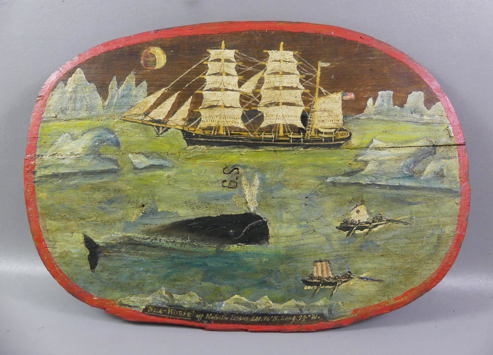 WHALING PAINTING OFF MELVILLE ISLAND (1 of 4)