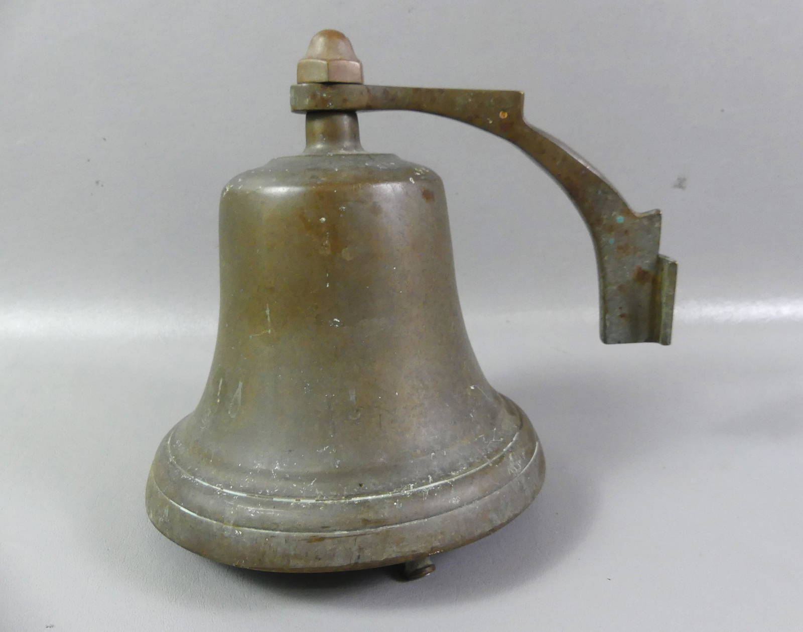 Brass Ship Bell Wall Mount Auction