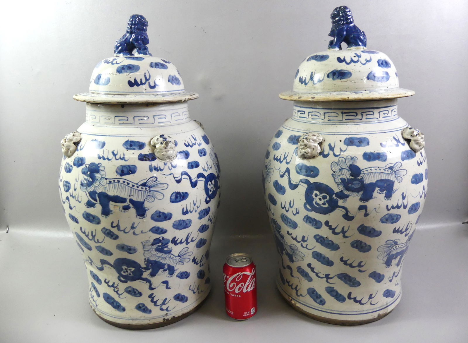 PR. CHINESE CERAMIC URNS - ANIMALS (1 of 2)