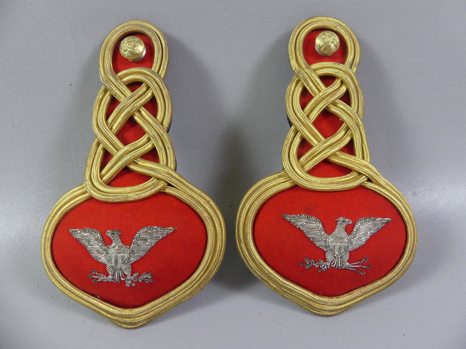 PAIR ANTIQUE CAPTAIN'S EPAULETS (1 of 3)