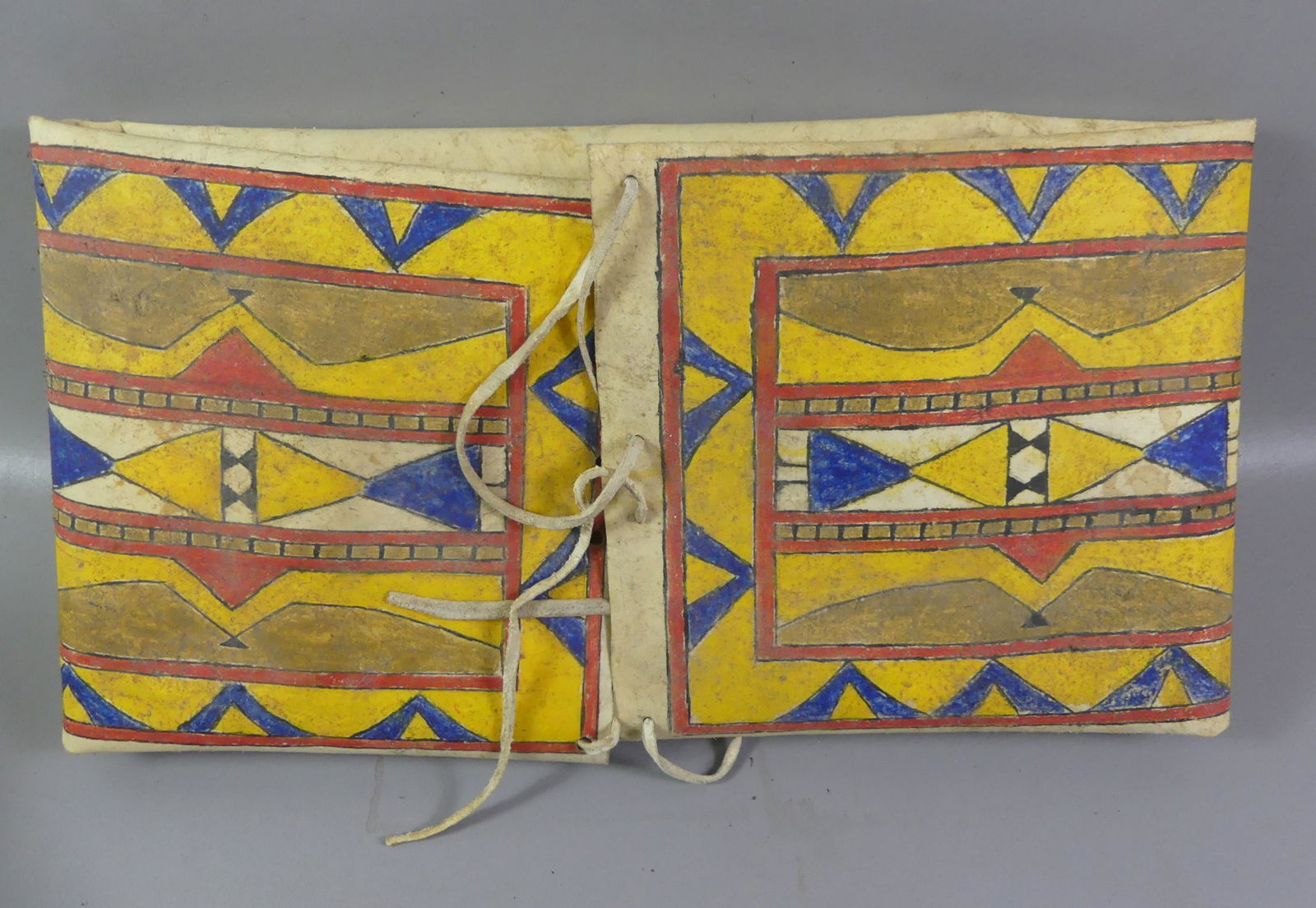 NATIVE AMERICAN PARFLECHE BAG (1 of 2)