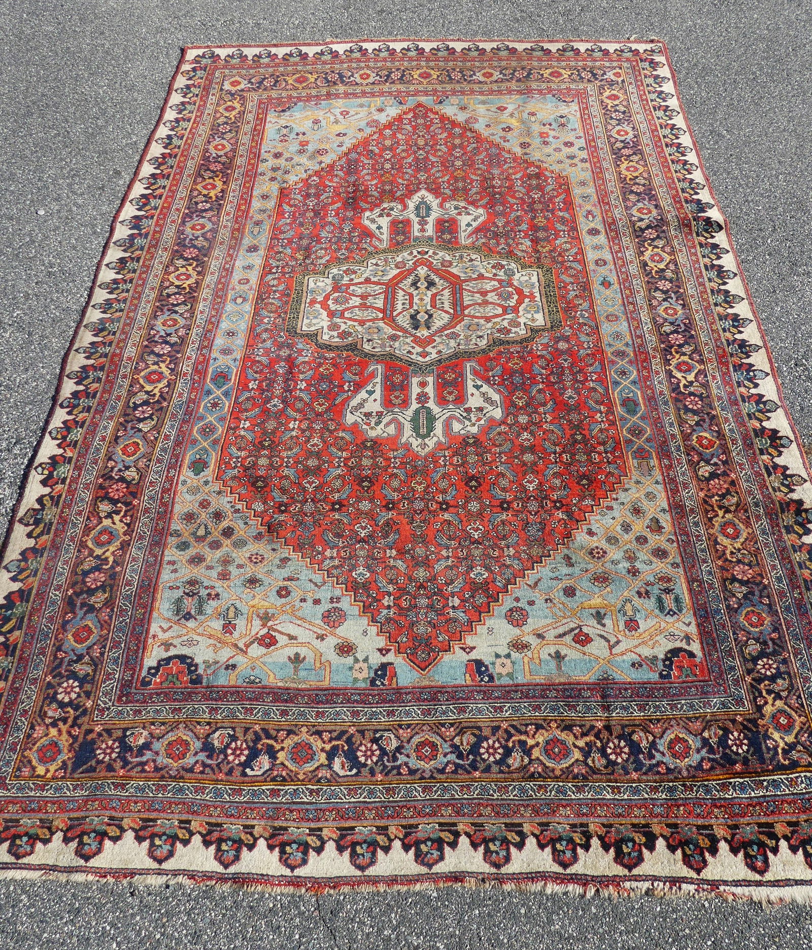 ANTIQUE BIDJAR 8 X 15 FT. CARPET (1 of 8)