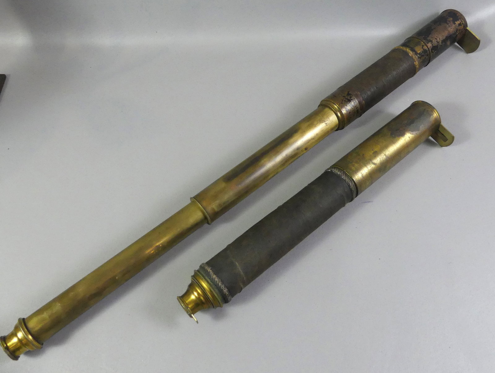 2 ANTIQUE NAVAL TELESCOPES (1 of 2)