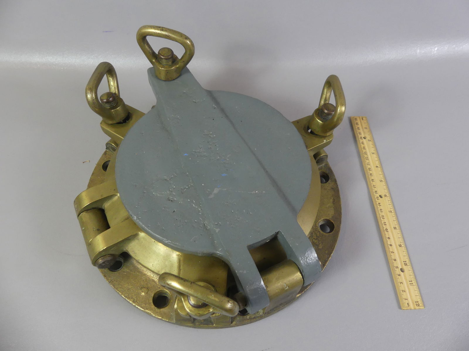 RUSSIAN SUBMARINE BRASS PORTHOLE (1 of 3)