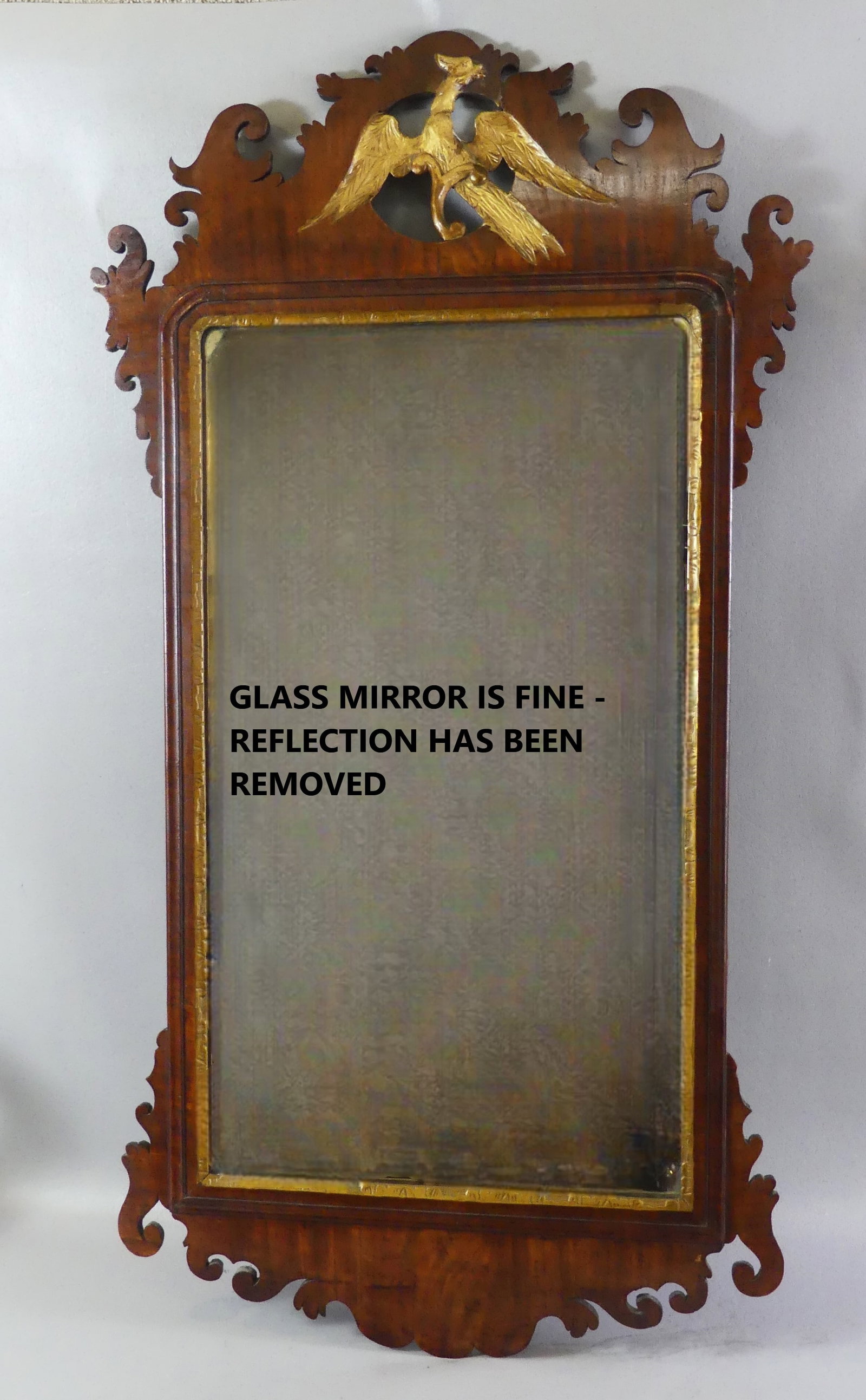 18TH C. CHIPPENDALE EAGLE MIRROR (1 of 5)