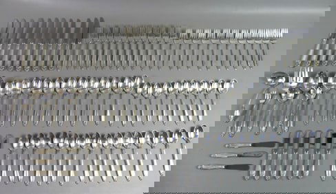 INTERNATIONAL STERLING FLATWARE SET - PRELUDE