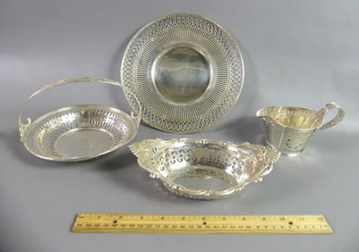 4 STERLING SILVER TABLE ITEMS