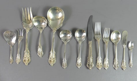 WALLACE GRAND BAROQUE SILVER FLATWARE