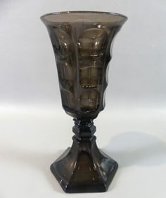 SANDWICH GLASS COLORED VASE