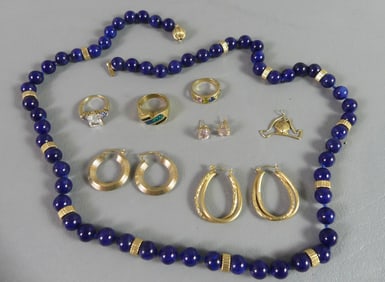 14K GOLD JEWELRY LOT