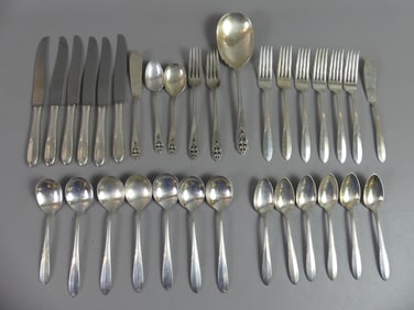 2 PARTIAL STERLING FLATWARE SETS