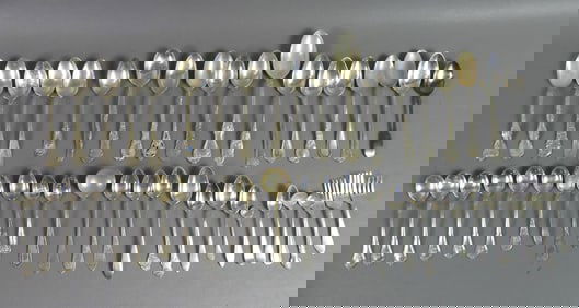 45 PIECES ASSORTED SPOONS