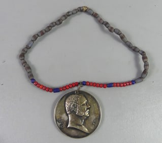 CHESTER ARTHUR SILVER PEACE MEDAL