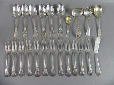 23 PCS STERLING FLATWARE