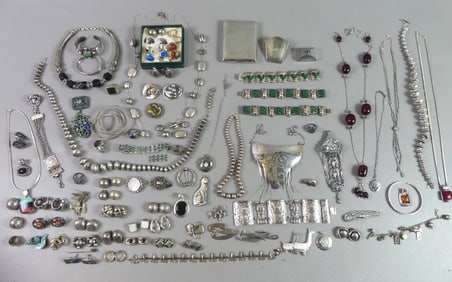 HUGE LOT STERLING JEWELRY