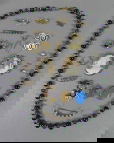 LOT MIXED GOLD VICTORIAN JEWELRY