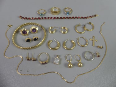 GROUP OF 14K GOLD JEWELRY