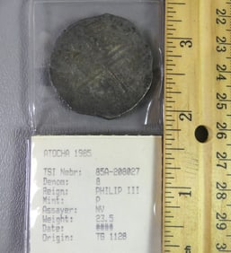 SILVER REALE FROM ATOCHA 1622