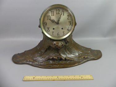 SETH THOMAS MONTAUK BRONZE CLOCK