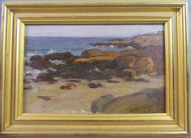 JOHN SLOANE (ATTR) GLOUCESTER PAINTING