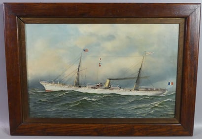 ANTONIO JACOBSEN 1900 SHIP PORTRAIT