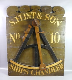 SHIP CHANDLER & SEXTANT SIGN