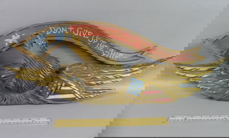 BELLAMY TYPE EAGLE PLAQUE - W. SHEPARD