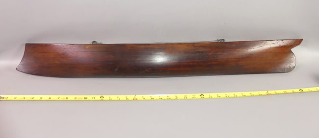 ANTIQUE HALF HULL SHIP MODEL