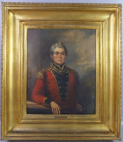 PORTRAIT BRITISH MILITARY OFFICER BY N. MACBETH