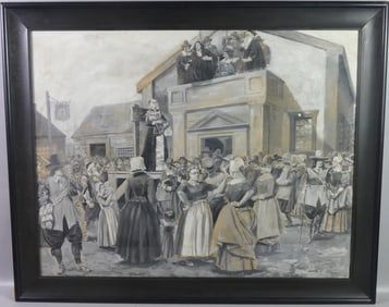 H. LASKEY - ILLUSTRATION FROM SCARLET LETTER