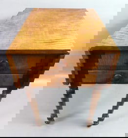 ANTIQUE TIGER MAPLE STAND