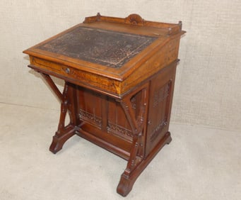 VICTORIAN DAVENPORT DESK