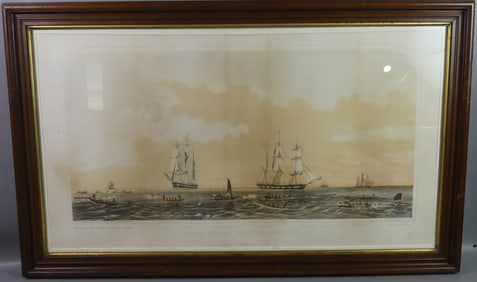 AFTER RUSSEL SPERM WHALING PRINT