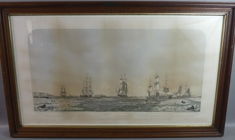 AFTER RUSSEL RIGH WHALING PRINT