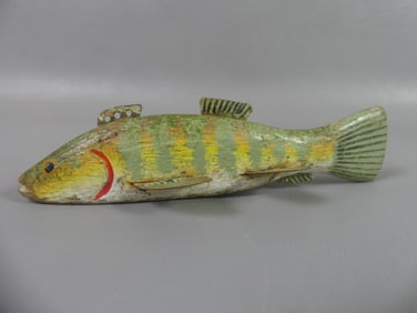 FISH DECOY OF A PERCH - NY
