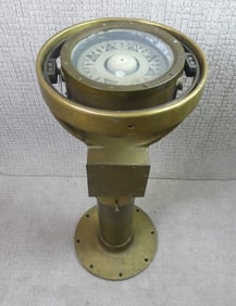 SHIP COMPASS ON STAND