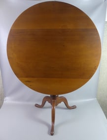 PERIOD CHERRY TILT TABLE - SIGNED