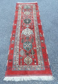 TURKISH HAND MADE RUNNER 10 FT. LONG