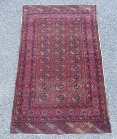 ANTIQUE BOKHARA SCATTER RUG 4 X 6 FT.