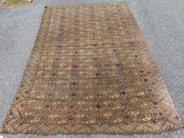 ANTIQUE BOKHARA ROOM SIZE CARPET 8 X 12