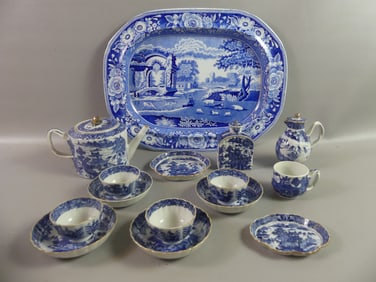EARLY CHINESE PORCELAIN & ENGLISH PLATTER