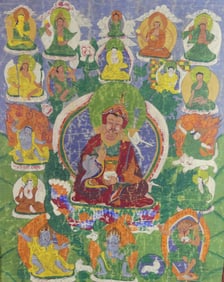 ANTIQUE TIBETAN THANGKA PAINTING