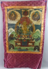 OLD TEBETAN THANGKA PAINTING