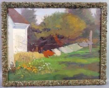 JOHN PAUPLIS PAINTING - WINDY DAY