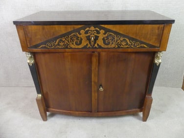 FRENCH EMPIRE STYLE INLAID SERVER
