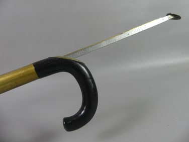 19TH C. HORSE MEASURING CANE